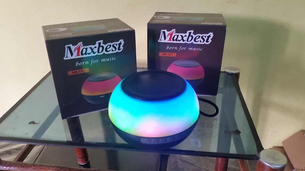 Woofer MaxBest lumineux avec bluetooth