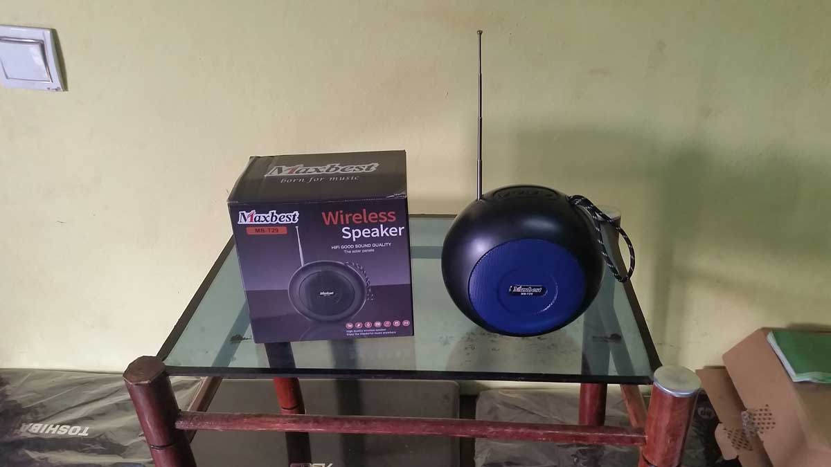 Woofer MaxBest solaire avec bluetooth