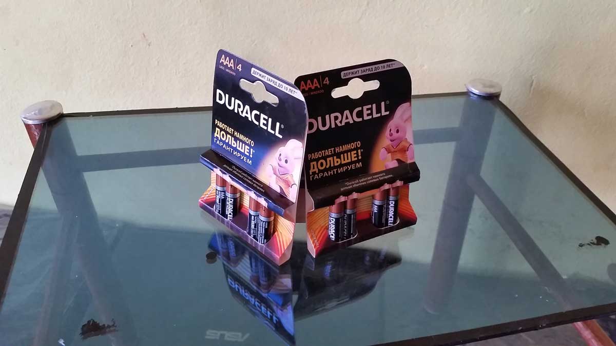 Piles Duracell taille AA