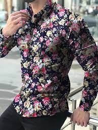 Chemise fleurie homme 2